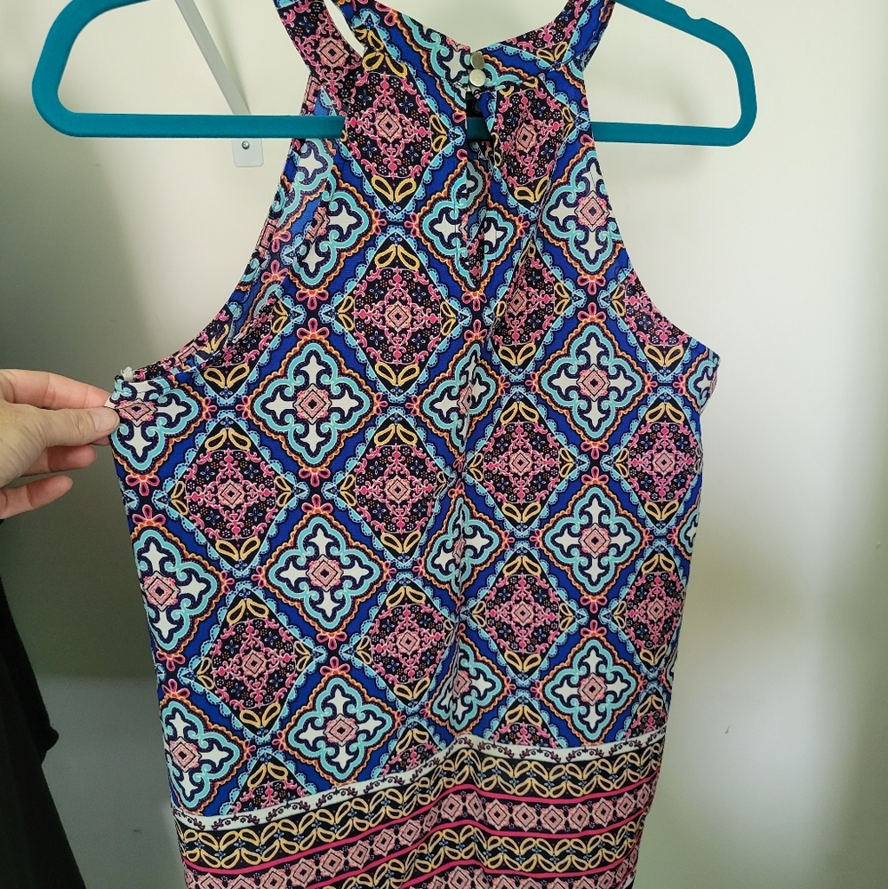 Boho pattern tank top, Medium, - Picture 4 of 4